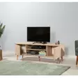 TV-bänk Hanah Home Truva 200 Sonoma Ek Spånskiva 140x50x40 cm - TV-bänkar - 8681875341294 - 6