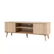 TV-bänk Hanah Home Truva 200 Sonoma Ek Spånskiva 140x50x40 cm - TV-bänkar - 8681875341294 - 1