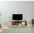 TV-bänk Hanah Home Truva 200 Sonoma Ek Spånskiva 140x50x40 cm - TV-bänkar - 8681875341294 - 5