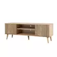 TV-bänk Hanah Home Truva 728 Sonoma Ek Spånskiva 140x50x40 cm - TV-bänkar - 8681875341324 - 1