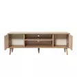 TV-bänk Hanah Home Truva 728 Sonoma Ek Spånskiva 140x50x40 cm - TV-bänkar - 8681875341324 - 7