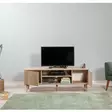 TV-bänk Hanah Home Truva 728 Sonoma Ek Spånskiva 140x50x40 cm - TV-bänkar - 8681875341324 - 5