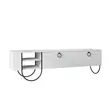 TV-bänk Hanah Home Norfolk Vit Spånskiva 150x44x36 cm - TV-bänkar - 8681875834864 - 1