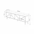 TV-bänk Hanah Home Dune Ljus Mocca Spånskiva 180x50x29,6 cm - TV-bänkar - 8683743263424 - 6