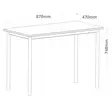 Skrivbord Hanah Home Viva Svart Spånskiva 87x74,8x47 cm - Skrivbord - 8684283206834 - 1