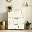 Byrå Hanah Home Leva Gravis Jungle Furu Spånskiva 80x95x43 cm - Byråer och skåp - 8683743422234 - 2