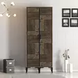 Garderob Hanah Home Kumsal Valnöt Antracit Spånskiva 80x47,5x201,4 cm - Garderober - 8684282089124 - 2