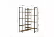 Bokhylla Hanah Home Edra Rafix Furu Spånskiva 94x177x94 cm - Bokhyllor - 8684282368434 - 12