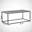 Soffbord Hanah Home Royal Svart Vit Spånskiva 95x43x55 cm - Soffbord - 8681875560084 - 3