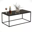 Soffbord Hanah Home Royal Svart Vit Spånskiva 95x43x55 cm - Soffbord - 8681875560084 - 1