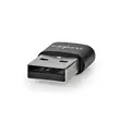 USB-A Adapter | USB 2.0 | USB-A Hane | USB-C Hona | 480 Mbps | Rund | Nickelplaterad | Svart | Låda - Dator och nätverk - 5412810421794 - 1