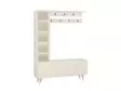 Hallmöbel Hanah Home Bahar Vit Spånskiva 120x161,8x32 cm - Hallskåp - 8683342851794 - 1