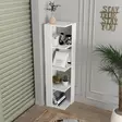 Bokhylla Hanah Home Venita Vit Spånskiva 31,3x120x33,1 cm - Bokhyllor - 8681181995204 - 3