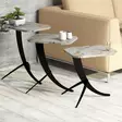 Nestingbord Hanah Home Pion Vit Marmormönster Spånskiva 35x45x60 cm - Bord - 8681875828214 - 3