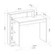 Skrivbord Hanah Home Trella Vit Spånskiva 95x117x45 cm - Skrivbord - 8683743537204 - 4