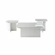 Soffbord Hanah Home Jazz Vit Spånskiva 80x30x80 cm 40x35x40 cm 40x40x40 cm - Soffbord - 8684282417224 - 1