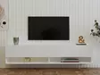 TV-bänk Hanah Home Arges Vit Spånskiva 141x31x30 cm - TV-bänkar - 8683342398084 - 3