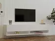 TV-bänk Hanah Home Arges Vit Spånskiva 141x31x30 cm - TV-bänkar - 8683342398084 - 2