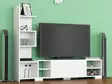 TV-bänk Hanah Home Pera Vit Spånskiva 160x120x29,5 cm - TV-bänkar - 8681181979914 - 5
