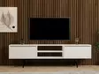 TV-bänk Hanah Home Tauber Vit Spånskiva 180x50x40 cm - TV-bänkar - 8683743246984 - 3