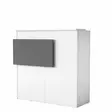 Reception Disk Hanah Home MA102 Vit Antracit Spånskiva 110x110x40 cm - Bord - 8684282481164 - 7