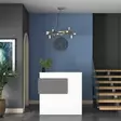 Reception Disk Hanah Home MA102 Vit Antracit Spånskiva 110x110x40 cm - Bord - 8684282481164 - 3