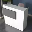Reception Disk Hanah Home MA102 Vit Antracit Spånskiva 110x110x40 cm - Bord - 8684282481164 - 4