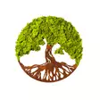 Väggdekor Trä Wallity Tree Of Life Green MDF 44x44 cm - Dekorationer, prydnadsföremål - 8683342206754 - 1