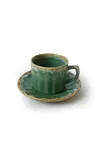 Tekoppar Set Hermia Grön Keramik 12 Delar - Kaffe- och teserviser - 8684282991984 - 7