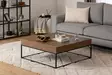 Soffbord Hanah Home Lena Valnöt Spånskiva 90x37x90 cm - Soffbord - 8684282438724 - 2