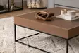 Soffbord Hanah Home Lena Valnöt Spånskiva 90x37x90 cm - Soffbord - 8684282438724 - 4