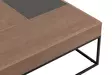 Soffbord Hanah Home Lena Valnöt Spånskiva 90x37x90 cm - Soffbord - 8684282438724 - 8