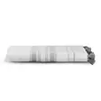 Handduk Mijölnir Vit Grå Randig 100% Bomull 50x90 cm - Handdukar - 8681875946444 - 1