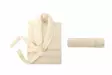 Badrockset Mijölnir Krämvit 100% Bomull S M & 50x90 cm - Handdukar - 8683743314584 - 1