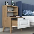 Sängbord Hanah Home BD105 Valnöt Spånskiva 45x74,4x40 cm - Nattduksbord - 8683743421084 - 5