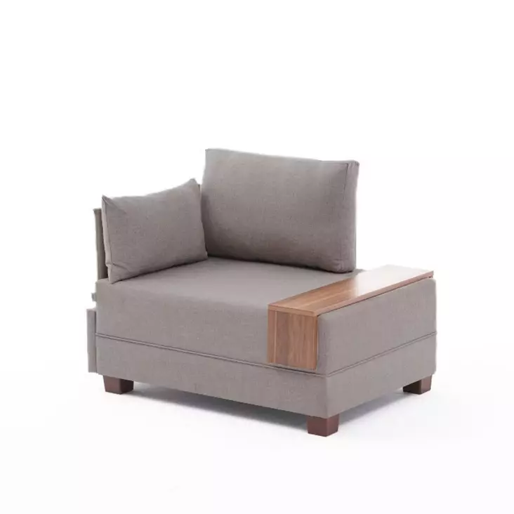 Fåtölj Atelier del Sofa Fly Beige Polyester Och Bomull 100x75x80 cm - Soffor - 8682870869134 - 1