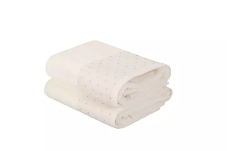 Handduk Set Mijölnir Krämvit 100% Bomull 50x90 cm & 50x90 cm - Handdukar - 8681181304594 - 1