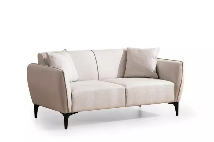 2-sits soffa Atelier del Sofa Belissimo Off-white Polyester 160x95x67 cm - Soffor - 8683342950534 - 1