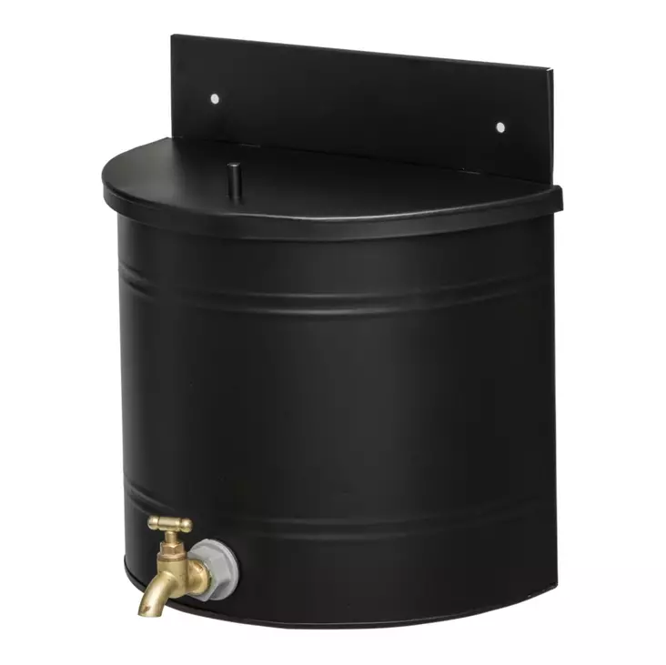 Pesusailio seinalle 10l mattamusta - Övriga trädgårdsartiklar - 6410413040854 - 1