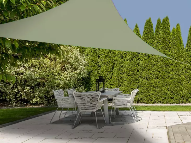 Aurinkokatos kolmio 3 x 3 x 3 m=20 - Parasoller och markiser - 8719987805844 - 1