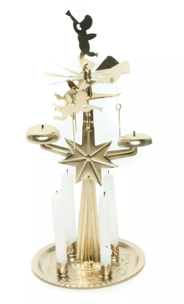 Enkelikello 28 cm kulta - Juldekorationer och textilier - 6410410107604 - 1