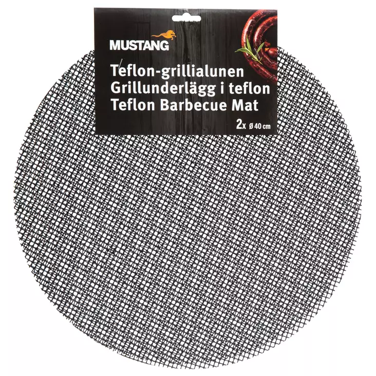 Grillunderlägg i teflon 2 st - Grilltillbehör - 6410412302304 - 1