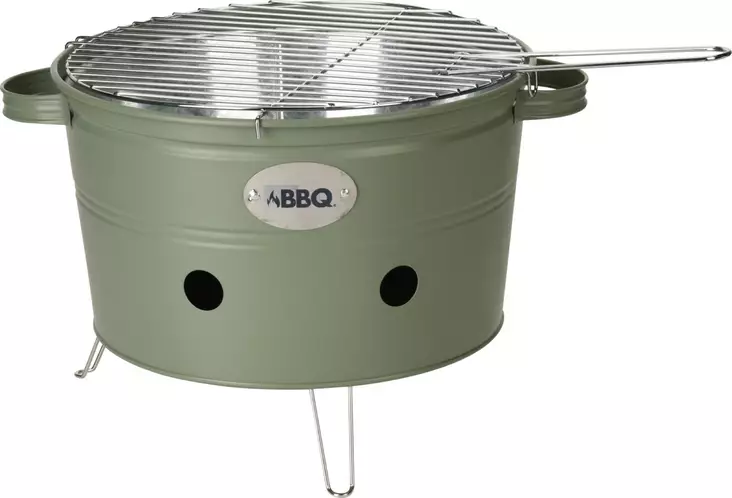 Hiiligrilli kannettava BBQ Bucket vihre=C3=A4 - Kolgrillar - 8720573157254 - 1