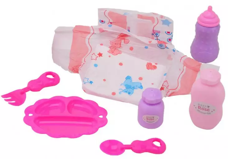 Hoitotarvikepussi Baby Rose - Leksaker och barntillbehör - 8711866276554 - 1