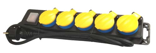 Jatkojohto H05RR-F 3 x 1,5 5-os - Utomhusförlängningssladdar - 6438140273574 - 1