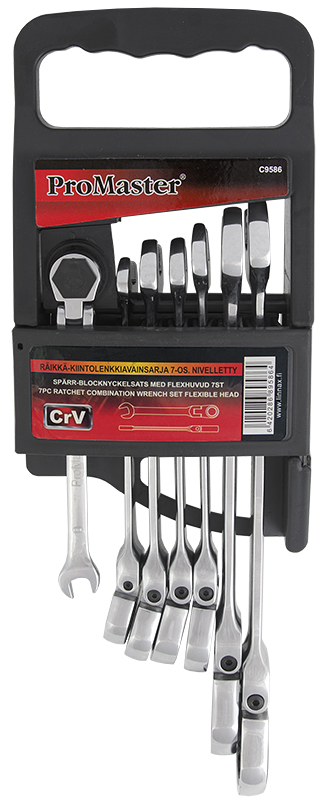 Spärrnycklar 7-delar - Fastnycklar och vridverktyg - 6420286895864 - 1