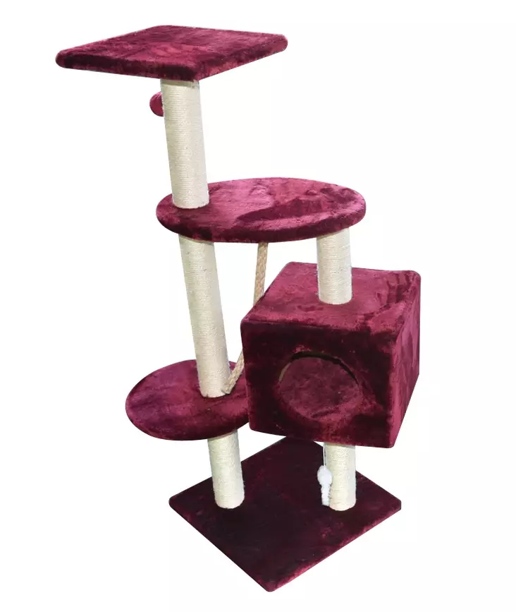 Kissan kiipeilyteline 112 cm - Klösträd och klösstolpar - 6438168096544 - 1