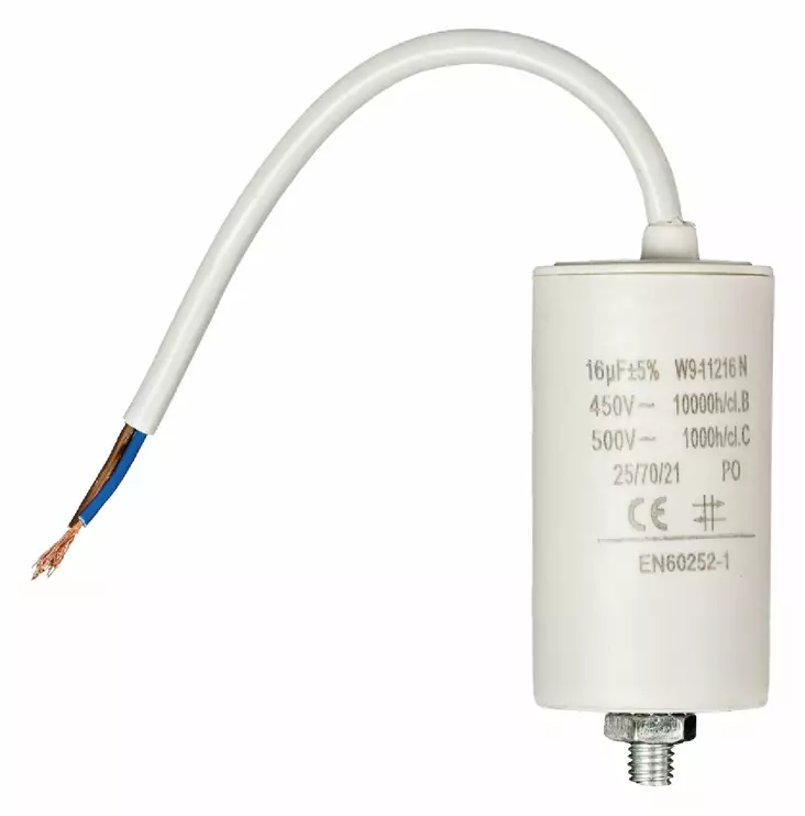 Kondensator 450V + Kabel 16.0uf / 450 V + cable - Reservdelar - 5412810231904 - 1