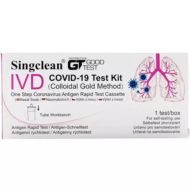 Korona pikatesti SingClean Covid-19 - Hälsoprodukter - 6936020113094 - 1