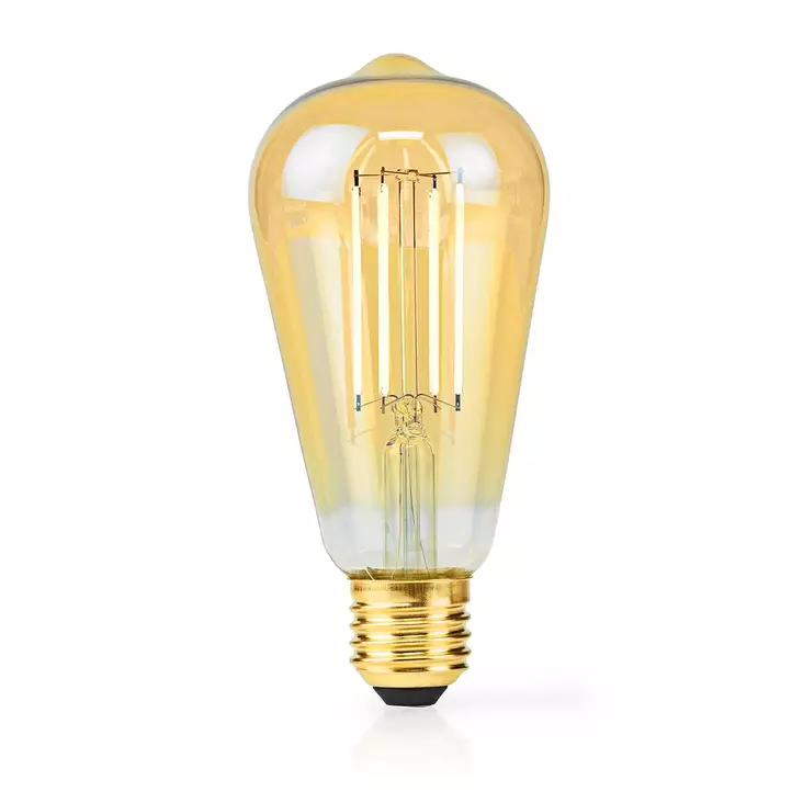 LED Glödlampa E27 | ST64 | 4.9 W | 470 lm | 2100 K | Dimbar | Extra varm vit | Retrostil | 1 st. - Lampor och lysrör - 5412810400454 - 1